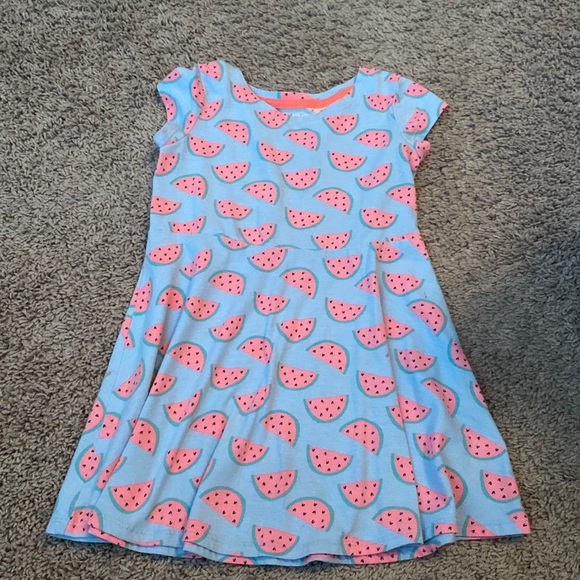 Cat & Jack Other - Cat & Jack XS 4/5 watermelon slices skater day dress
